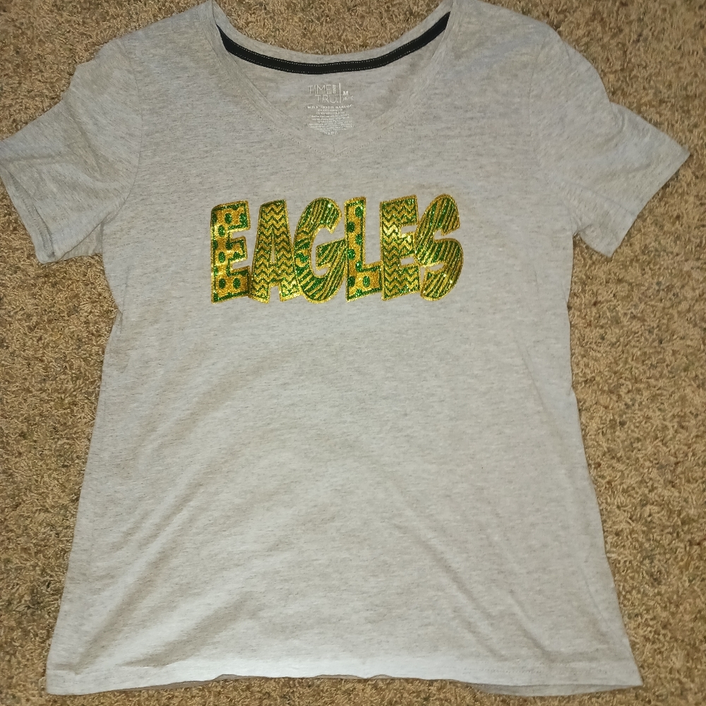 Women's T-Shirt, "Eagles," Size M (8-10)